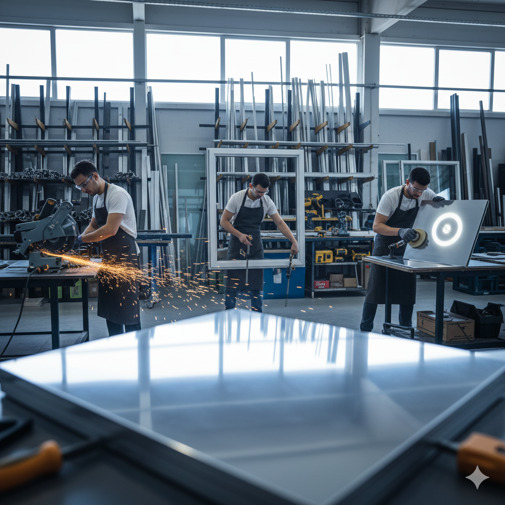 Sleek Architectural Glass Facade